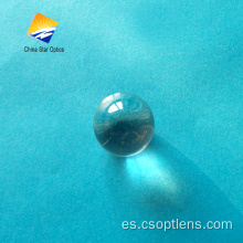 Schott n-bk7 bola de vidrio y lente de media bola
